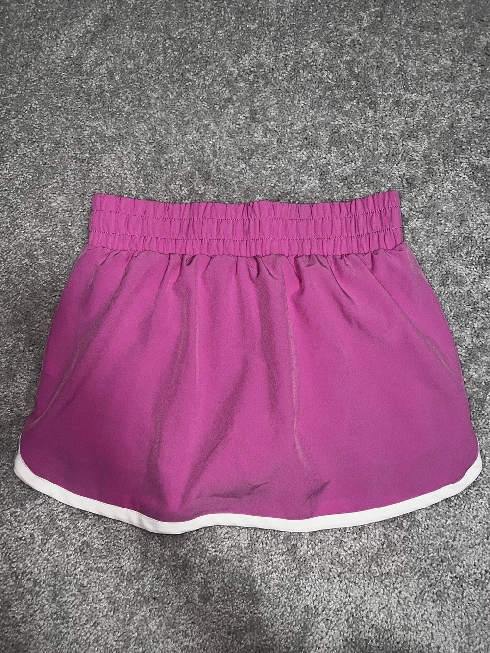 AS Revival Pink Athletic Tennis Skirt with White Trim